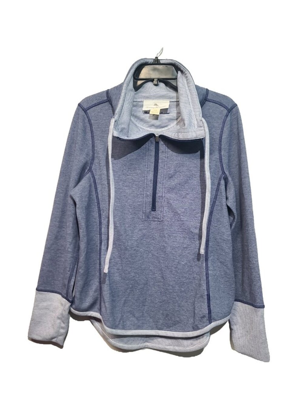 Tommy Bahama Women's Aruba Half-Zip Sweatshirt Size M NWT Island Navy